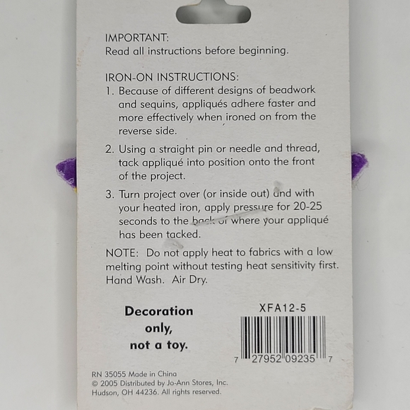 'Tis The Season Holiday Additions Star Iron-On Applique Set of 6 Star Iron-On - Picture 4 of 8